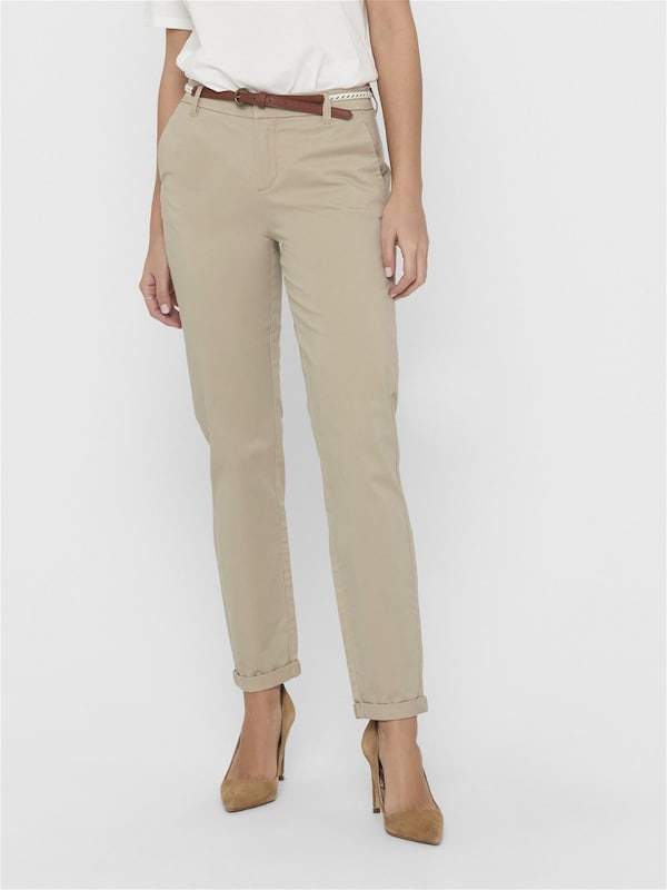 ONLY ONLY Slimfit Hose 'ONLBIiana' In Beige