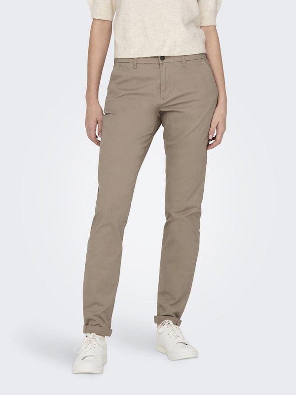 ONLY ONLY Slimfit Hose 'ONLPARIS' In Beige