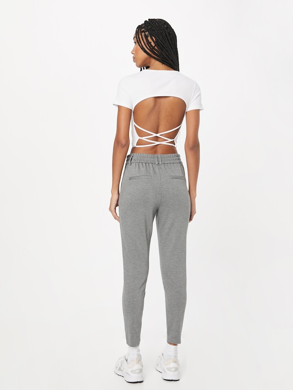 ONLY ONLY Slimfit Hose 'Poptrash' In Graumeliert