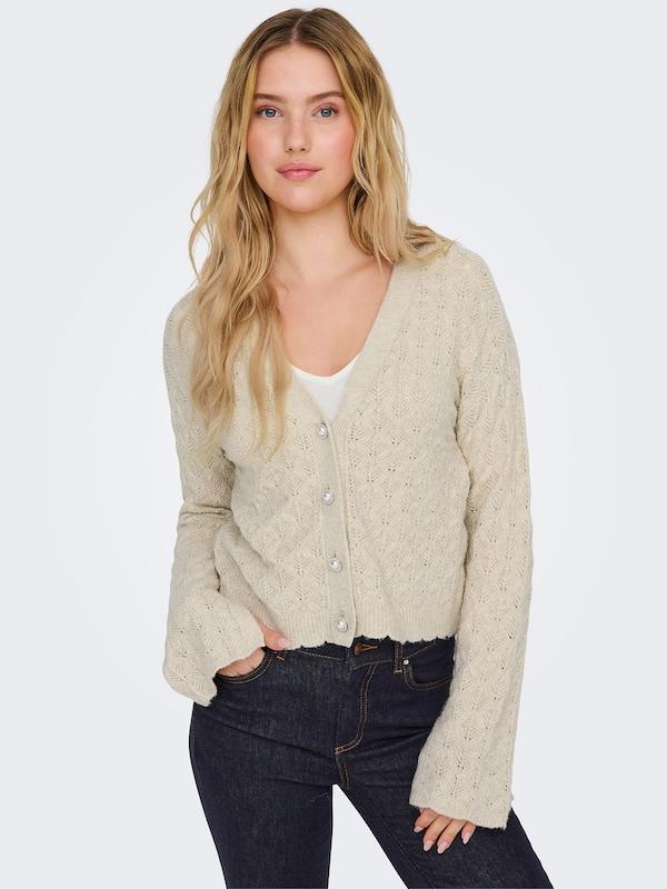 ONLY ONLY Strickjacke In Stone