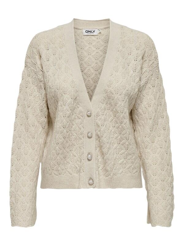 ONLY ONLY Strickjacke in Stone