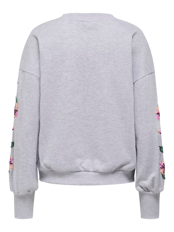 ONLY ONLY Sweatshirt 'ONLBROOKE' In Hellgrau