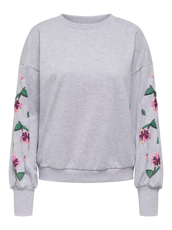 ONLY ONLY Sweatshirt 'ONLBROOKE' In Hellgrau