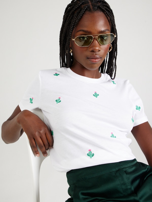 ONLY ONLY T-Shirt 'KETTY' In Weiß