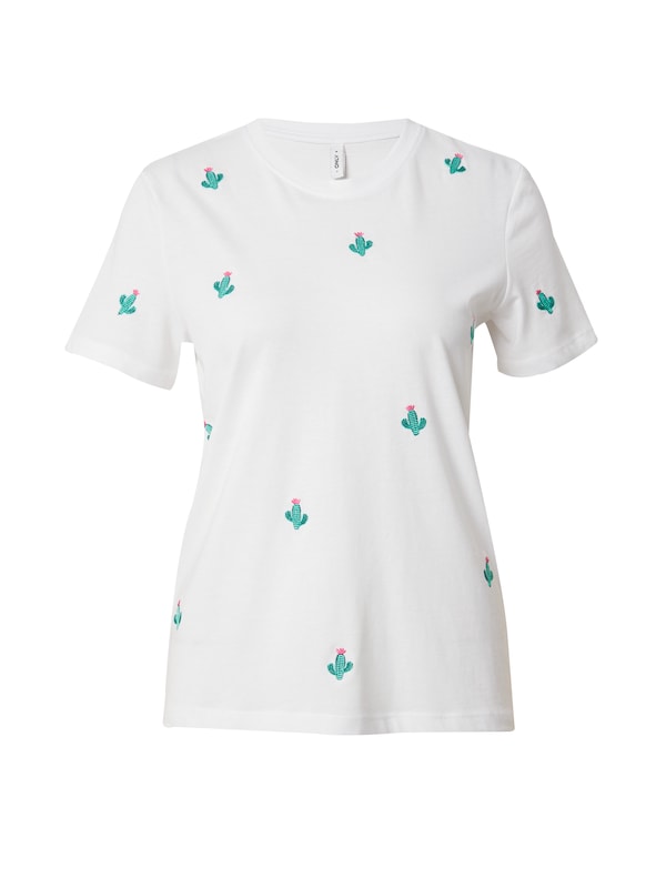 ONLY ONLY T-Shirt 'KETTY' In Weiß