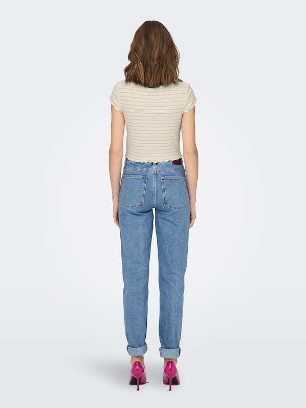ONLY ONLY T-Shirt 'ONLANITS' In Creme