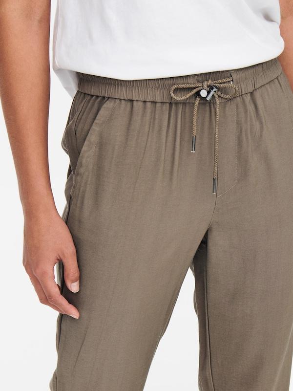 ONLY ONLY Tapered Hose 'Kelda-Emery' In Braun