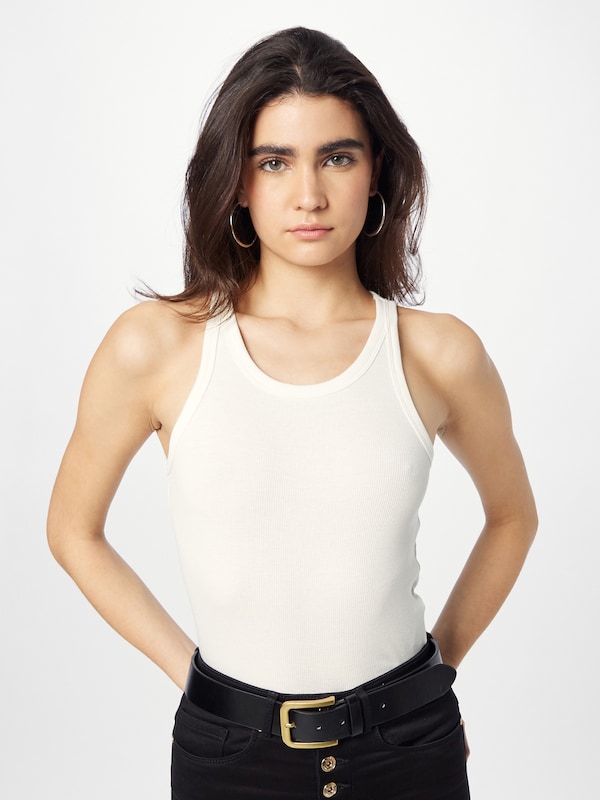 ONLY ONLY Top 'Lindsay' In Rubinrot Weiß