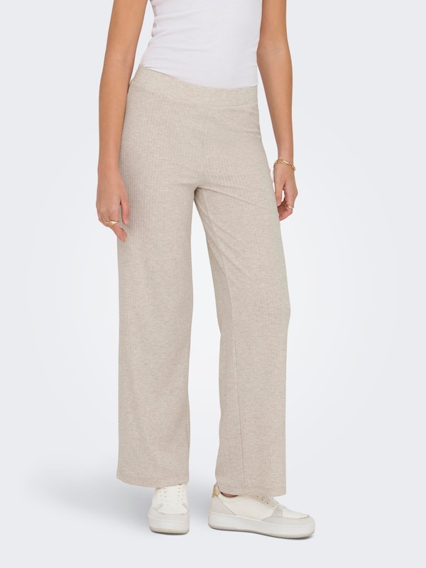ONLY ONLY Wide Leg Hose 'NELLA' In Beige