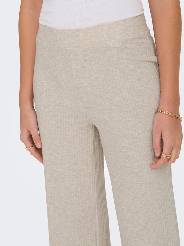 ONLY ONLY Wide Leg Hose 'NELLA' In Beige