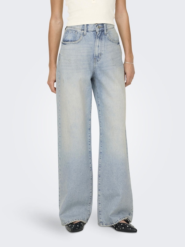 ONLY ONLY Wide Leg Jeans 'ONLHope-Hush' In Hellblau