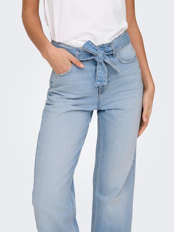 ONLY ONLY Wide Leg Jeans 'ONLMaddie' In Blue Denim