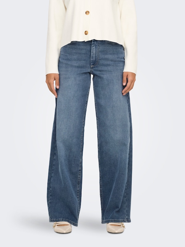 ONLY ONLY Wide Leg Jeans 'ONLMadison' In Dunkelblau