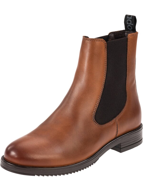 Palado Palado Chelsea Boots 'Paros' in Braun Dunkelbraun