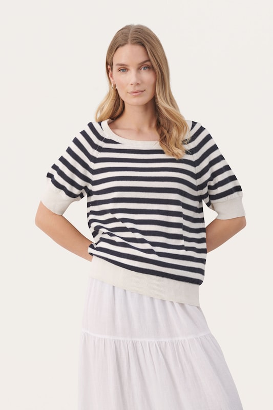 Part Two Part Two Pullover 'Glennie' In Creme Navy