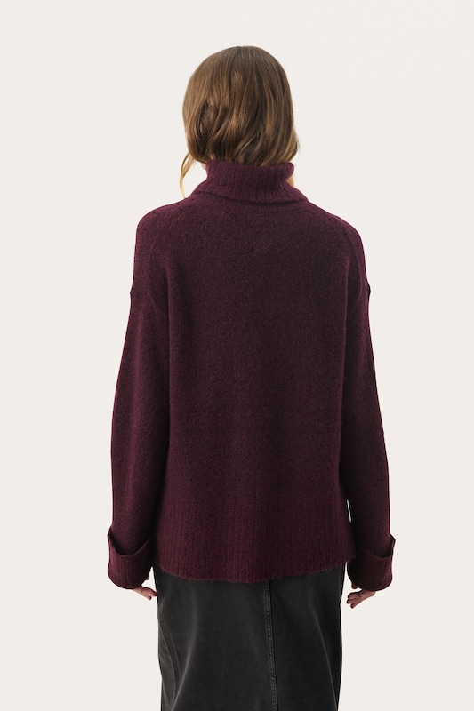 Part Two Part Two Pullover 'Leahs' In Bordeaux