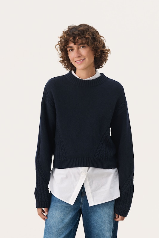 Part Two Part Two Pullover 'Merika' In Navy