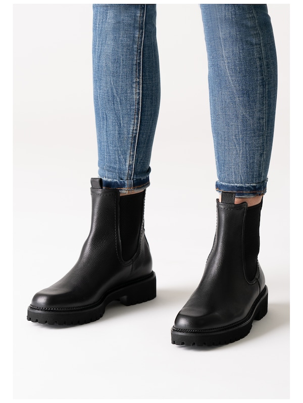 Paul Green Paul Green Chelsea Boots In Schwarz