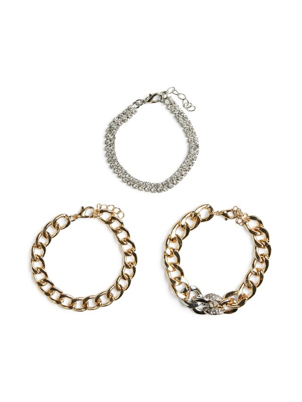 PIECES PIECES Armband 'PCNOPA' in Gold Transparent