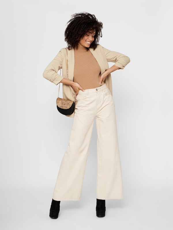 PIECES PIECES Blazer 'PCBOSELLA' In Ecru