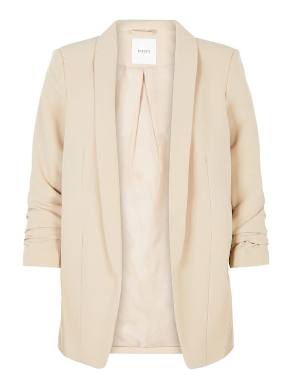 PIECES PIECES Blazer 'PCBOSELLA' in Ecru