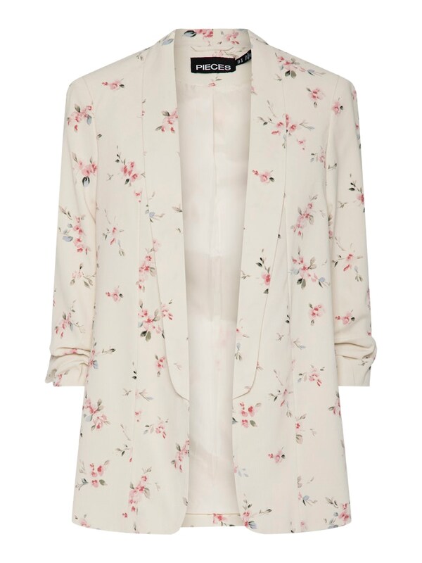 PIECES PIECES Blazer 'PCBosella' in Wollweiß