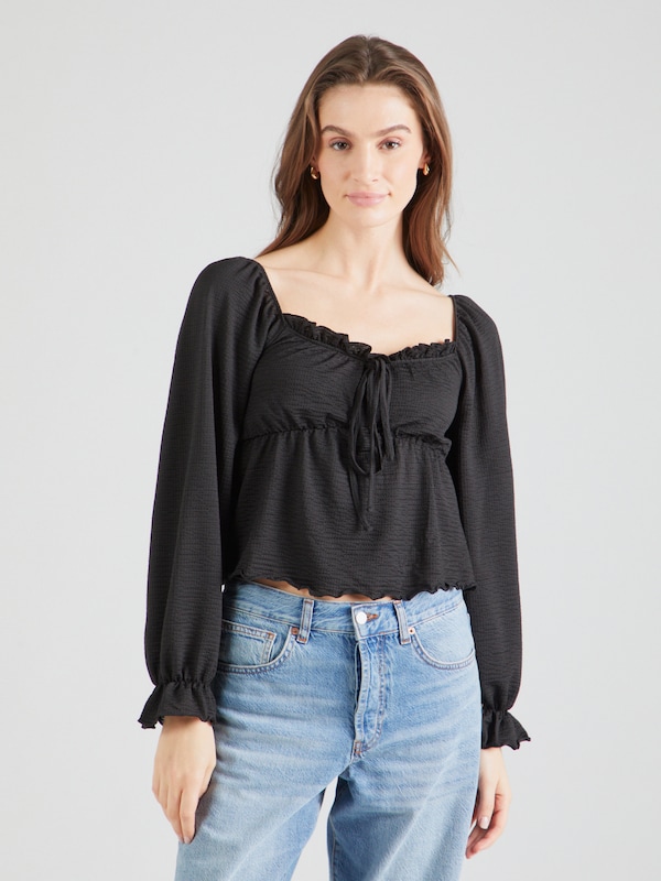 PIECES PIECES Bluse 'PCFAY' In Schwarz