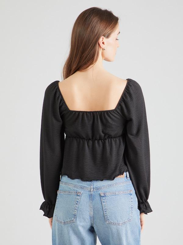 PIECES PIECES Bluse 'PCFAY' In Schwarz