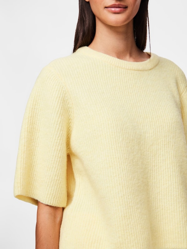 PIECES PIECES Pullover In Hellgelb