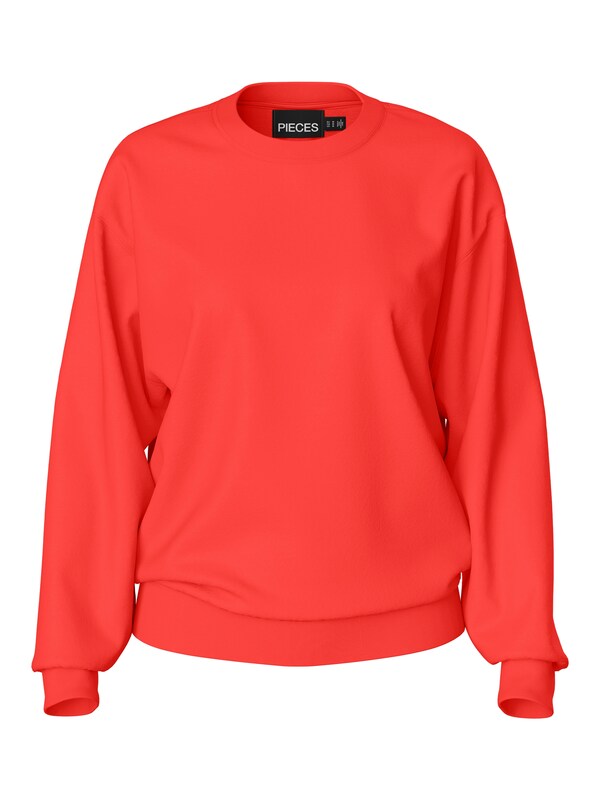PIECES PIECES Sweatshirt 'PCChilli' in Hellrot