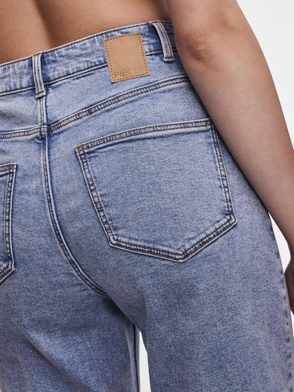 PIECES PIECES Tapered Jeans 'Kesia' In Hellblau