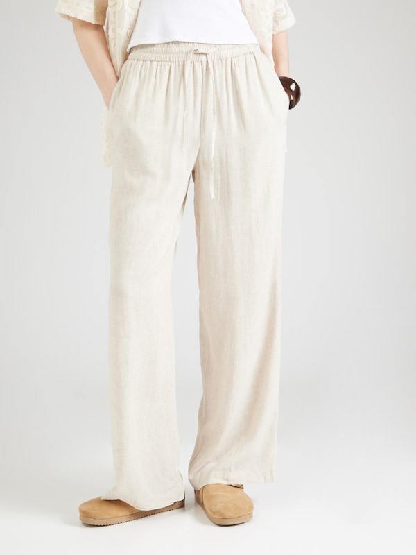 PIECES PIECES Wide Leg Hose 'PCPia'' In Ecru