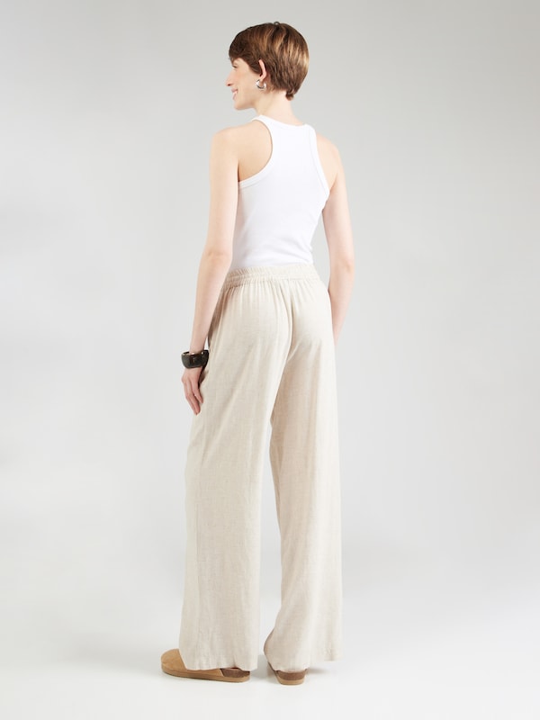 PIECES PIECES Wide Leg Hose 'PCPia'' In Ecru