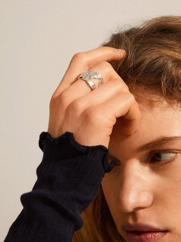 Pilgrim Pilgrim Ring 'Compass' In Silber