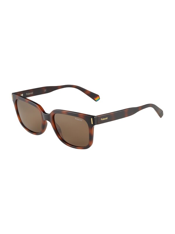 Polaroid Polaroid Sonnenbrille '6191/S' in Ocker Dunkelbraun