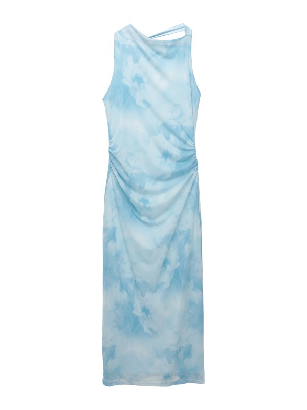 Pullu0026Bear Pull&Bear Kleid in Himmelblau Pastellblau