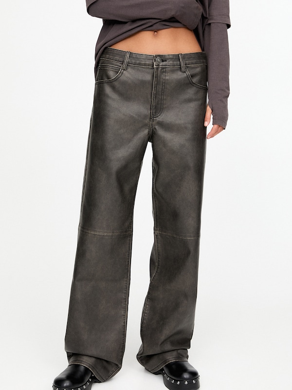 Pullu0026Bear Pull&Bear Loosefit Hose In Braunmeliert