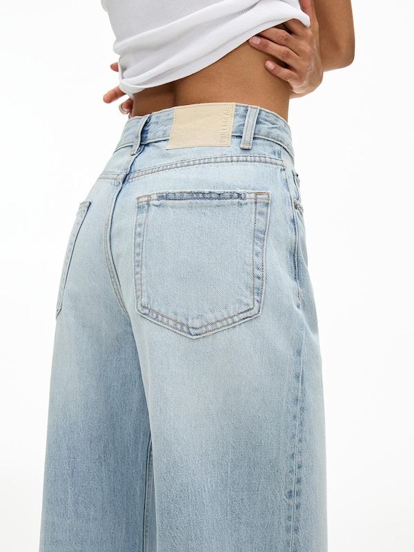 Pullu0026Bear Pull&Bear Loosefit Jeans In Blue Denim