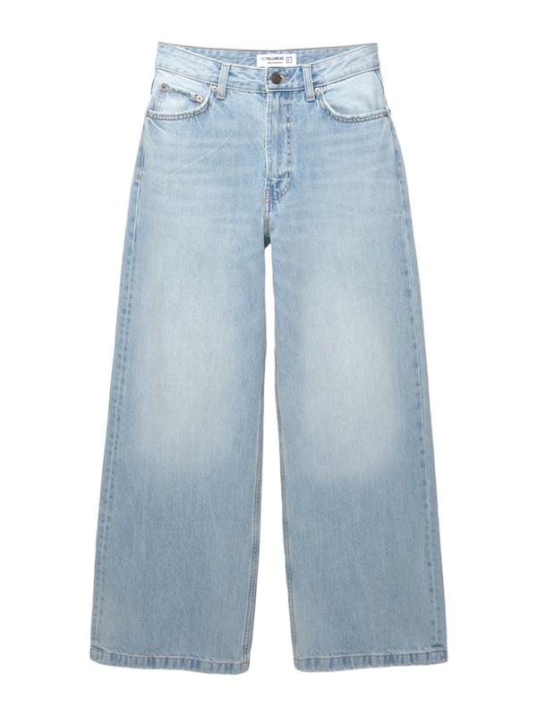 Pullu0026Bear Pull&Bear Loosefit Jeans in Blue Denim