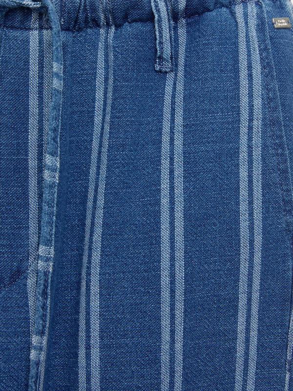 Pullu0026Bear Pull&Bear Wide Leg Hose In Hellblau Dunkelblau