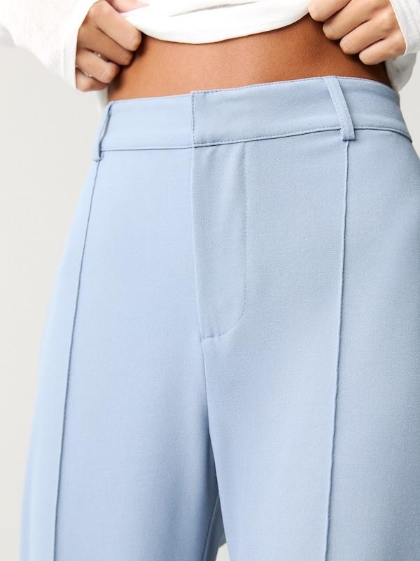 Pullu0026Bear Pull&Bear Wide Leg Hose In Taubenblau