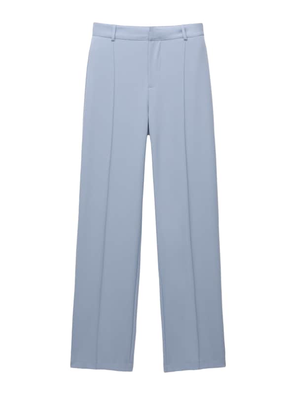 Pullu0026Bear Pull&Bear Wide Leg Hose in Taubenblau
