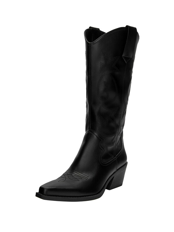 Pullu0026Bear Pull&Bear Cowboystiefel In Schwarz