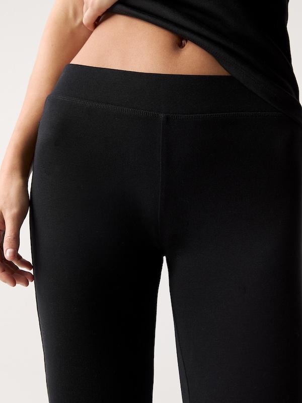 Pullu0026Bear Pull&Bear Flared Leggings In Schwarz