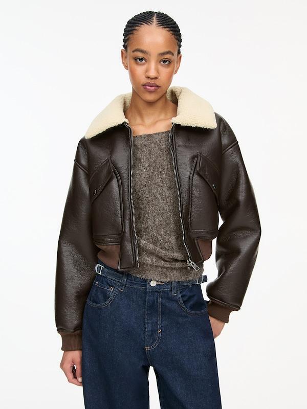 Pullu0026Bear Pull&Bear Jacke In Dunkelbraun