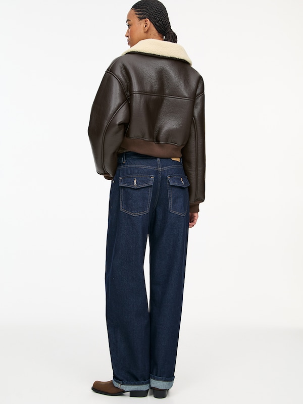 Pullu0026Bear Pull&Bear Jacke In Dunkelbraun