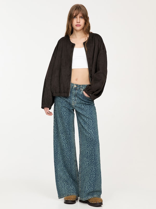 Pullu0026Bear Pull&Bear Jacke In Dunkelbraun