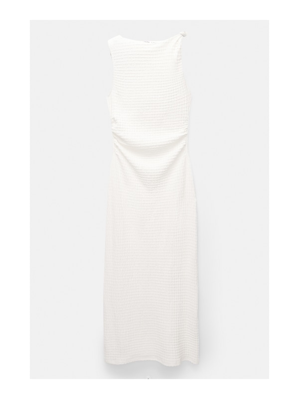 Pullu0026Bear Pull&Bear Kleid in Elfenbein