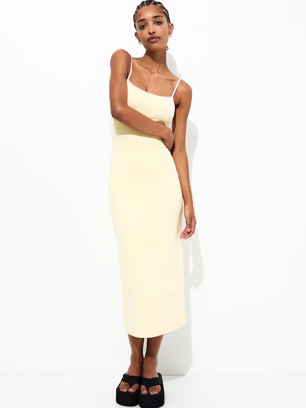 Pullu0026Bear Pull&Bear Kleid In Gelb