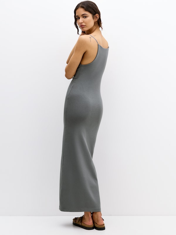 Pullu0026Bear Pull&Bear Kleid In Graumeliert